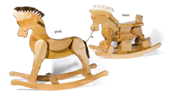 Schaukelpferd aus Holz
